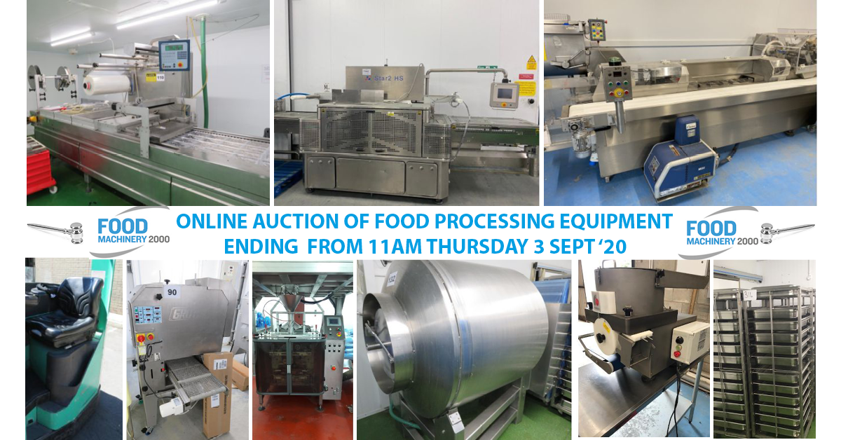 food processing equipment auction